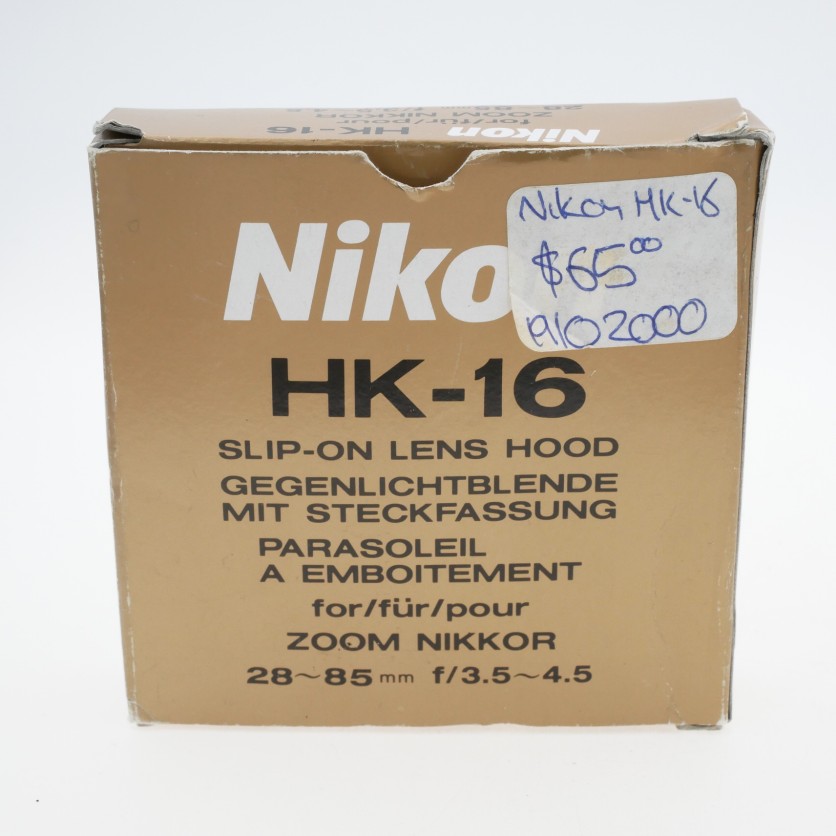 Nikon HK-16 Slip-on lens hood