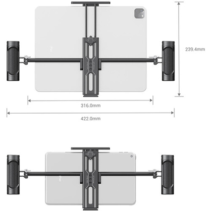 1023065_B.jpg - SmallRig Tablet Mount with Dual Handgrips for iPad/Tablet 2929B