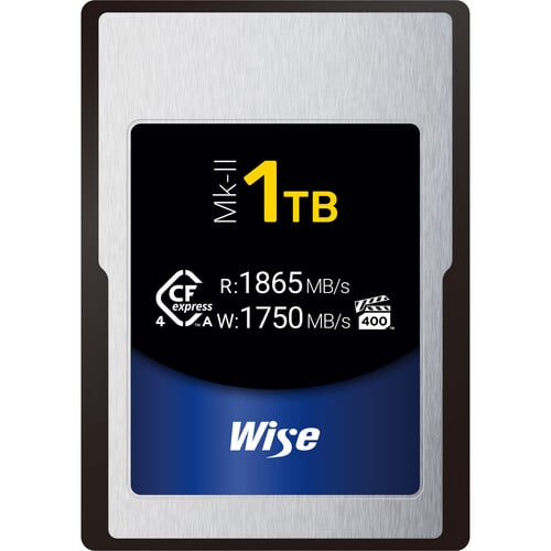 Wise 1TB CFexpress 4.0 Type A Mark-II Memory Card